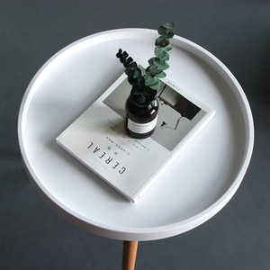 Modern Minimalist <strong>Small</strong> Coffee <strong>Table</strong> Wood Frame <strong>Round</strong> Living Room Sofa Side <strong>Table</strong> Bedroom Bedside <strong>Table</strong> Home Furniture - Product Image 3