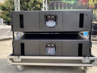 Equipo de Sonido Profesional para Conciertos de DJ, Sistema de Línea de Tres Vías con Dos Altavoces de 12 Pulgadas, 2000W RMS, Sistema de Sonido para Iglesias, Carcasa de Madera Personalizada T.I