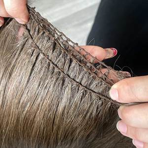 Nuove <span class=keywords><strong>Extension</strong></span> <span class=keywords><strong>per</strong></span> <span class=keywords><strong>Capelli</strong></span> a Piuma 2023, Sottili e Resistenti, Invisibili, a Doppio Filamento, <span class=keywords><strong>Capelli</strong></span> Umani - Product Image 4