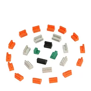 Vite 3.81mm 5.0mm 5.08mm passo PCB morsettiera connettore angolo Pin colore verde morsettiere di tipo innestabile