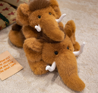 Peluche Mamouth Personnalisée, Jouet en Peluche Doux, Poupée Mamouth Mignonne, Coussin en Laine pour Enfants, Cadeau et Décoration d'Intérieur