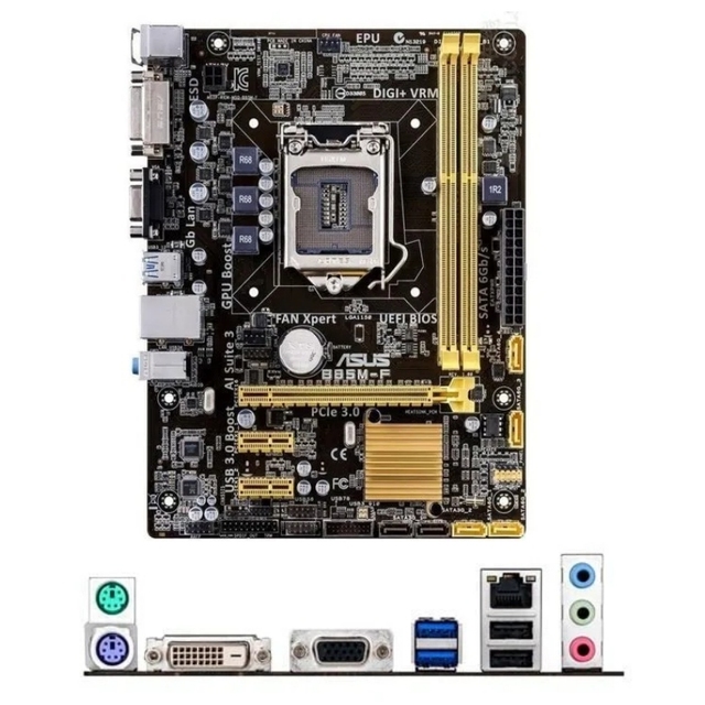 Good for ASUS B85M-F/F PLUS Computer Motherboard 4th Gen LGA1150 Intel I3/I5/I7 DDR3 Double Channel SATA Hard USB3.0 for Desktop