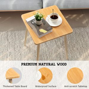 Moderner Klassischer Holz-Beistelltisch Beweglicher Tragbarer Couchtisch für Wohnzimmer Schlafzimmer Sofa Luxus-Wohnmöbel - Product Image 4