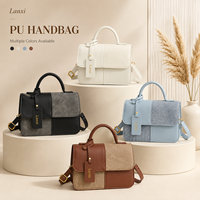 Sac à bandoulière carré portable en PU pour femme 2026 avec pompon, sacs à main de luxe en cuir pour femme
