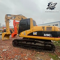 Excavatrice sur chenilles d'occasion CAT 320CL de 20 tonnes, excavatrice Caterpillar d'origine avec moteur haute puissance de 110 kW pour la construction