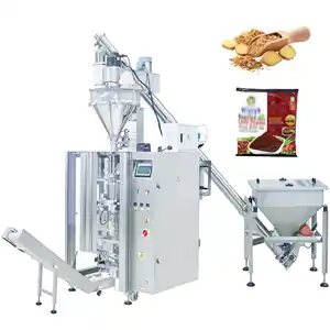 Small Powder Packing Machine for Coffee Coconut Milk spice packaging 220V with screw machine sets