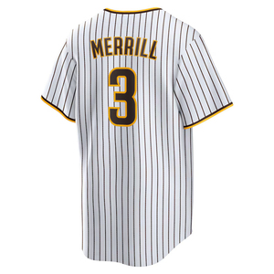 Kaos Jersey Baseball San Diego 2026 untuk Kandang, Pakaian Kustom, Bordir Jahit, Seragam dengan Logo - Product Image 3