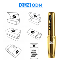 Stylo de maquillage permanent sans fil rechargeable professionnel PMU, compatible OEM ODM avec cartouche universelle