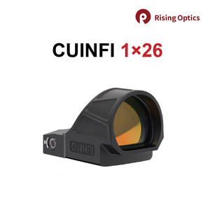 Mira Telescópica Cuinfi Falcon 1x26 Táctica Roja con Múltiples Retículas, Activación por Movimiento, Totalmente Multicapa, Mini Mira Reflex de Punto, 10 Niveles de Brillo, IPX7 - Product Image 4