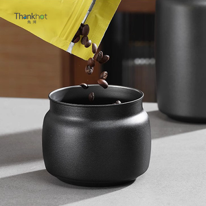 Vacare 304 Acier inoxydable Métal Contenant sous vide pour café et thé Matériel alimentaire sûr avec conservation de la fraîcheur - Product Image 3