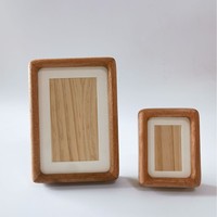 Cadre photo en bois massif de qualité supérieure, décoration élégante pour le bureau, ornement de couloir, styles polyvalents, cadre photo multifonctionnel