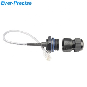 RJ45 Bảng điều khiển gắn kết không thấm nước RJ45 kết nối với cáp Ethernet RJ45 Ethernet Hệ thống kết nối RJ45 Áo khoác Bảng điều chỉnh gắn kết IP67 - Product Image 1