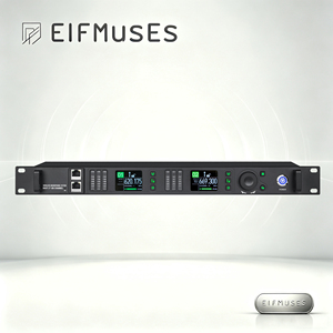 Micrófono Inalámbrico Profesional con Alocación Automática de Frecuencia por IA, Alcance de Operación de Hasta 120 Metros, para Actuaciones en Escenario - Product Image 3