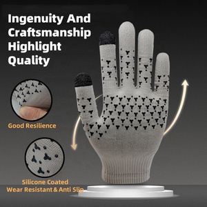 Mùa Đông Găng Tay Nâng Cấp Màn Hình Cảm Ứng Ngón Tay Nhắn Tin Ấm Áp Chạy Với Nhiệt Mềm Đan Lót Găng Tay Cho Thuyền Đánh Cá Trượt Tuyết - Product Image 3