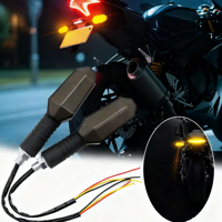 Feu arrière projecteur RVB 27 modèles pour moto et scooter, clignotant ambre, indicateur de sol et feu stroboscopique