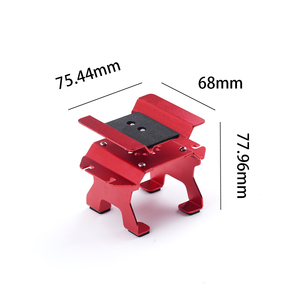 Chất lượng cao bán buôn 1/18 1/24 RC xe cho trx4m latrax FMS fcx24 nhôm <span class=keywords><strong>c</strong></span>ông <span class=keywords><strong>c</strong></span>ụ màu đen sửa chữa đứng - Product Image 2