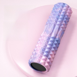 Rouleau de yoga à tige solide avec picots pour la relaxation musculaire et l'amincissement - Antidérapant, léger, durable, écologique - Product Image 6