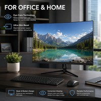 Moniteur de jeu VA 1K de 24,5 pouces 75Hz 144Hz 165Hz à micro-cadre, rétroéclairage LED, 16:9, 5ms, écran de bureau pour le bureau et l'e-sport
