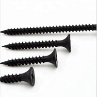 Vente en gros de vis pour cloisons sèches à caméra cachée en phosphate noir à gros filetage autotaraudeur Tornillos Para Madera Vis à bois pour cloisons sèches