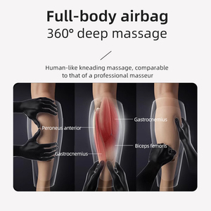 Masajeador de Piernas Portátil con Compresión de Aire, Terapia de Calor y Masaje de Amasamiento para Relajación Muscular de Pantorrillas - Product Image 2