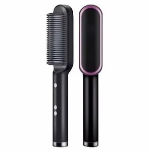 Brosse lissante personnalisée, Lisseur professionnel, <span class=keywords><strong>Fer</strong></span> <span class=keywords><strong>à</strong></span> boucler nouveau style, Peigne <span class=keywords><strong>à</strong></span> boucler double usage - Product Image 6