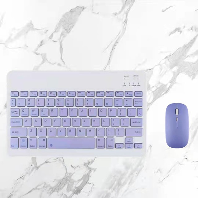 Universal Portable Color Wireless Keyboard Color Wireless Mouse Wireless Keyboard and Mouse Set Combination for MacBookAir case