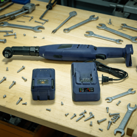 Tournevis d'angle sans fil compact et léger, couple réglable, poignée ergonomique, 20V, moteur sans balais, Li-Ion, couple max. 66 Nm, 200 tr/min