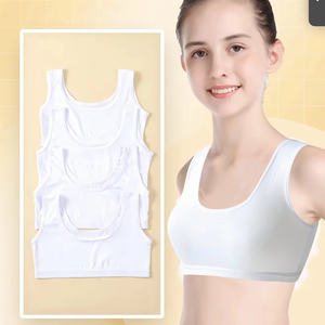 Nueva moda chico Modal Spandex orgánico Rosa 10 a 12 años adolescentes colegialas ropa interior sin costuras - Product Image 3