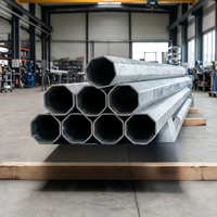 Postes de Alumbrado Público Octogonales OEM ODM de 3m-15m, Personalizados, Galvanizados en Caliente, Acero Q355, para Aplicaciones en Carreteras, CE ISO, Resistentes al Viento de 200km/h