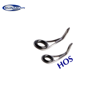 Série HOS – Anneau de guidage monobloc pour canne à pêche, cadre estampé, anneau SIC pour cannes spinning et casting, construction de cannes légères et moyennes
