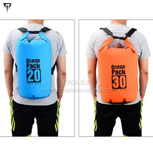 JTRDA حقيبة تجفيف مقاومة للماء مخصصة بشعار 500D من مادة الكلوريد متعدد الفينيل للتجديف والتزلج والتزلج على المحيط - Product Image 6