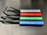Câble de charge rapide pour porte-clés, câble de données télescopique, câble de charge rapide trois en un, accepte le logo personnalisé