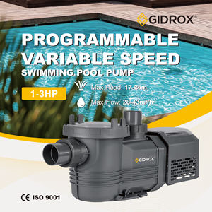 Pompe à vitesse variable 2 CV, haut débit, écoénergétique, auto-amorçante pour <span class=keywords><strong>piscine</strong></span> hors sol avec housse de protection amovible - Product Image 1