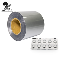 Film d'emballage en aluminium de qualité alimentaire pour comprimés pharmaceutiques personnalisés, film PVC imprimé pour thermoformage à froid, film d'étanchéité pour plaquettes blister