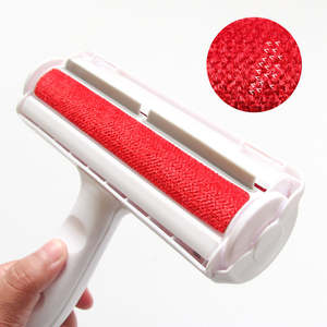 Ingrosso rullo di rimozione dei peli appiccicoso riutilizzabile rimozione spazzola per cani gatto portatile in plastica animale rullo autopulente - Product Image 1