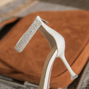 Chaussures pour femmes de style coréen, tendance mode, respirantes, antidérapantes, à motif géométrique, avec sangle réglable, plateforme haute, bout fermé, en cuir véritable - Product Image 6