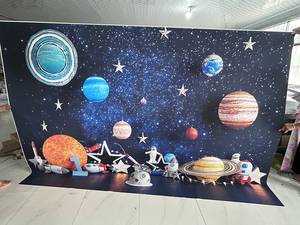 Fondali di Halloween per la fotografia castello della tomba pipistrello della strega lanterna della zucca della notte orribile sfondi del ritratto del bambino Photocall - Product Image 6