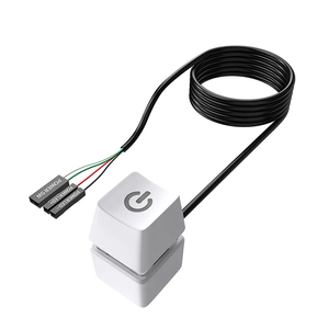 Botón de Encendido Externo para Escritorio, Estilo Teclado Mecánico, Confiable, con Luz LED, para Placa Base de <span class=keywords><strong>PC</strong></span>, <span class=keywords><strong>2</strong></span> Metros - Product Image 1