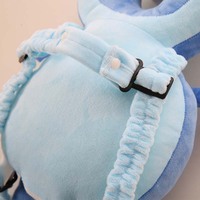 Casque de protection pour bébé, coussin de sécurité pour tout-petit, motif de dessin animé, coussin de dos, renard, abeille, coussin respirant, jaune, casque de bébé, bord de casque