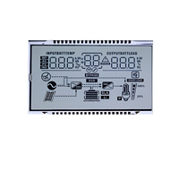 Alimentation directe d'usine 2.6 pouces écran de segment d'instrument HTN fond blanc affichage de texte noir puissance de batterie TN Monochrome