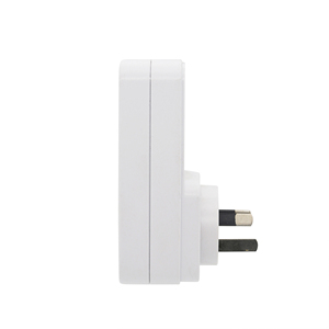 AU Plug Conversion Plug Multifunctional <strong>Socket</strong> Portable with <strong>2</strong> USB Port Universal <strong>Socket</strong> <strong>Power</strong> <strong>Adapter</strong> White Color - Product Image 2