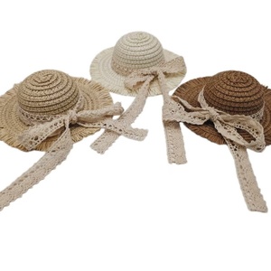 Sombrero de Paja Natural para Mascotas <span class=keywords><strong>con</strong></span> Lazo, para Perros y Gatos, Venta al por Mayor, <span class=keywords><strong>Gorra</strong></span> para Perros y Gatos, Sombrero para Mascotas - Product Image 3