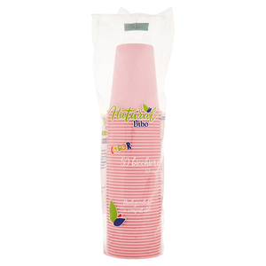ถ้วยพลาสติกชีวภาพย่อยสลายได้ ขนาด 200 มล. สีชมพู บรรจุ 50 ชิ้น/แพ็ค - Product Image 2