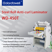 Machine à plastifier automatique Colordowell WD-450T, anti-frisottis, plastification recto-verso, transfert de feuille, formats A3/A4/A5/A6, 0-5m/min