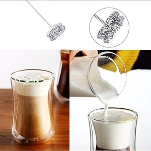 Fabrica utensilios de cocina, Espumador de leche eléctrico para el hogar, agitador con jarra, batidor de huevos, fabricante de espuma de café, mezclador de batido - Product Image 4