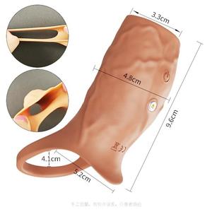 Ademende Vibrerende Penis Mouw Cock <span class=keywords><strong>Ring</strong></span> Vibrator Testikels G Spot Plezier Stimulator Mannelijke Koppels Seksbouw Speelgoed Voor Mannen - Product Image 3