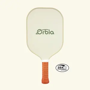 Orbia Sport 13mm 16mm Elongated Handle Rough Skin Pickleball Paddle Wholesale Factory Price USAPA 3K/12K/18K Carbon Fiber Paddle