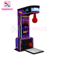 Jeu d'arcade à pièces passionnant Punch And Kick Boxing Machine