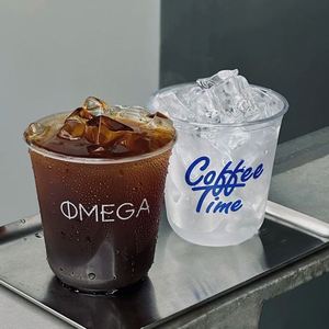 แก้วพลาสติก PET รูปตัวยู ขนาด 10oz/12oz/14oz/16oz สำหรับใส่ชา นม กาแฟเย็น  พร้อมฝาปิด  รับทำโลโก้ตามสั่ง - Product Image 3