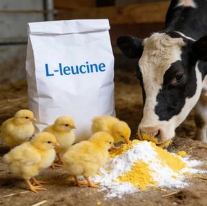 โรงงานผลิตผงแอล-ลีวีน ราคาขายส่ง คุณภาพสูง ผงแอล-ลีวีน หมายเลข CAS 61-90-5 - Product Image 2